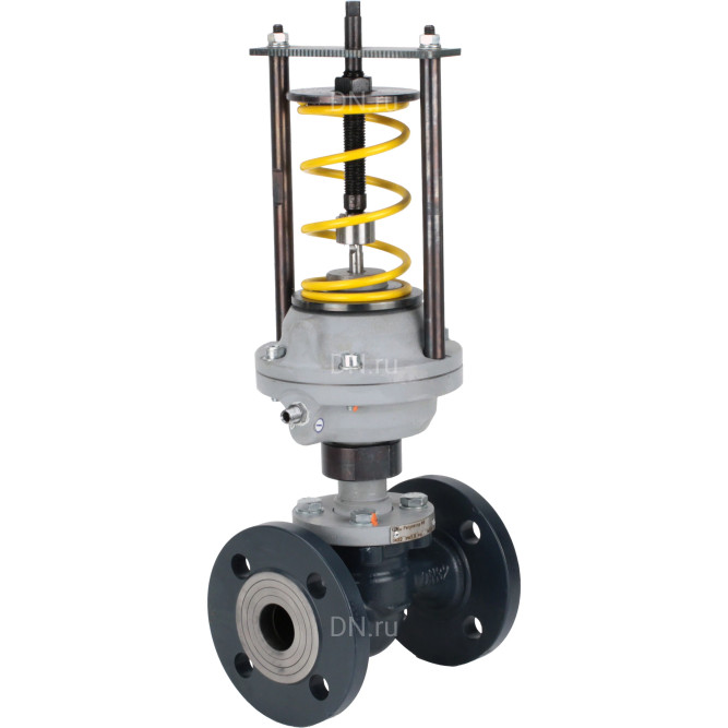 Регулятор давления после себя PRA1030E-F-DA Ду32 Ру16 Kvs16 прямого действия, серый чугун СЧ20, фланцевый, Tmax до 150°С, диапазон настройки 1 (0,4 - 1,6 кгс/см2)