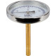 Термометр биметаллический осевой TB-311-A1.5 (0-120°C) L=200мм Ру25, диаметр корпуса - 100мм, нержавеющая сталь 304, длина погружной части L=200мм, класс точности - 1.5