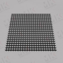 Сетка сварная 25х25х2 мм черная в рулоне ГОСТ 23279-2012