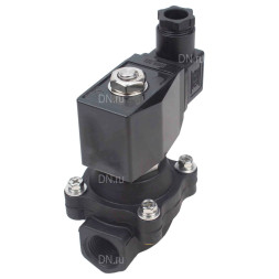 Клапан электромагнитный VS541-ET-NC-24VAC 3/4″ Ду20 Ру6 соленоидный двухходовой, резьбовой, корпус - полиамид PA66, уплотнение - EPDM, нормально-закрытый, прямого действия, катушка - 24В AC