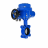 Затвор дисковый поворотный WBV1631E-2W-Fb-H Ду150 Ру16 LUG межфланцевый, корпус - чугун QT450, диск - нержавеющая сталь AISI 304, уплотнение - EPDM, с электроприводом QT-N-020M-O2-220VAC-У1 с моментной муфтой и штурвалом