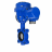 Затвор дисковый поворотный WBV1631E-2W-Fb-H Ду150 Ру16 LUG межфланцевый, корпус - чугун QT450, диск - нержавеющая сталь AISI 304, уплотнение - EPDM, с электроприводом QT-N-020M-O2-220VAC-У1 с моментной муфтой и штурвалом