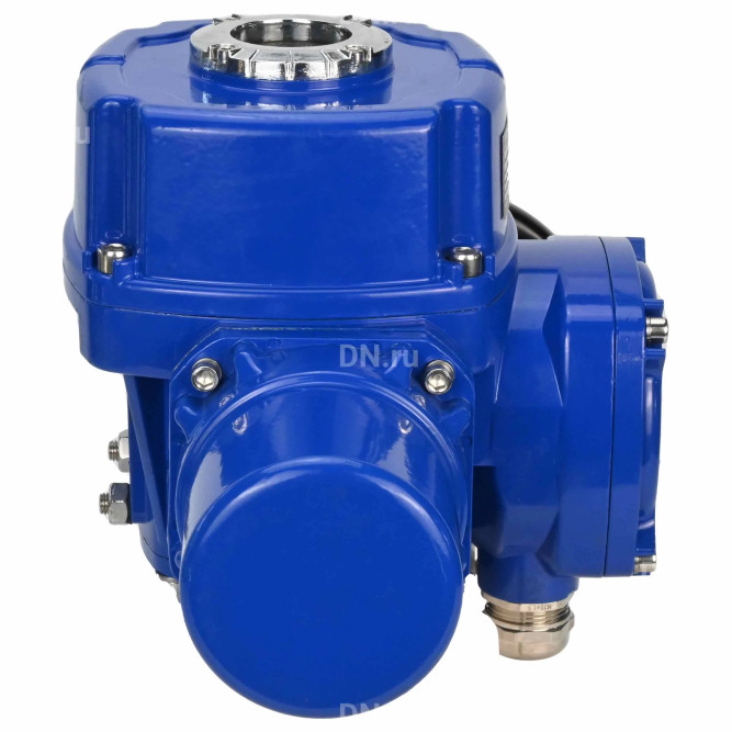 Электропривод четвертьоборотный QT-N-030M-O2-380VAC-У1 с моментной муфтой и штурвалом, 380В