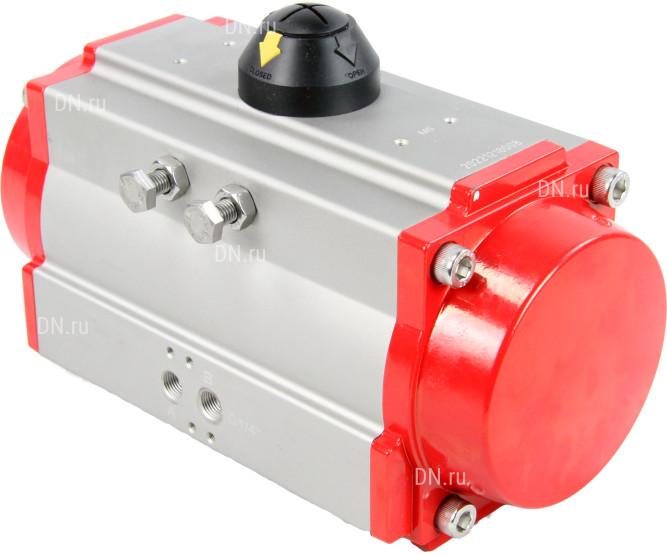 Пневмопривод PA-DA-105 двойного действия, ISO-фланец F07/F10, квадрат 22
