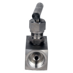 Клапан игольчатый VN3131M-T-Ht 1/4″ Ду8 Ру400 резьбовой, корпус - нержавеющая сталь 304, уплотнение - металл, с Т-образной рукояткой
