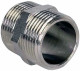 Ниппель Н-304-НР-НР 1/8″ Ду6 Ру20, корпус - нержавеющая сталь AISI 304, присоединение - наружная/наружная резьба, тип резьбы - BSPT