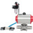 Кран шаровой BV3232P(3pc)-FP-W-ISO-H LONG Ду125 Ру16 полнопроходной, корпус - нержавеющая сталь 316, уплотнение - PTFE, под приварку, с пневмоприводом PA-SA-210, пневмораспределителем 4V320-08 AC220V и БПВ AFC2000