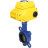Затвор дисковый поворотный WBV1432E-2W-Fb-H Ду300 Ру16, корпус - чугун GGG50, диск - нержавеющая сталь 316L, уплотнение - EPDM, с электроприводом QT-N-060EM-O1-380VAC-У1 380В