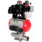 Кран шаровой BV3131P(3pc)-FP-W-ISO-H LONG Ду65 Ру25 полнопроходной, корпус - нержавеющая сталь 304, уплотнение - PTFE, под приварку, с пневмоприводом PA-DA-083, пневмораспределителем 4M310-08 AC220V, БКВ APL-410N EX и БПВ AFC2000