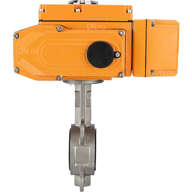 Затвор дисковый поворотный WBV3232E-2W-Fb-H Ду300 Ру16, корпус - нержавеющая сталь 316L, диск - нержавеющая сталь 316L, уплотнение - EPDM, с электроприводом QT-N-060EM-A1-220VAC-У1 (4-20мА) HARK