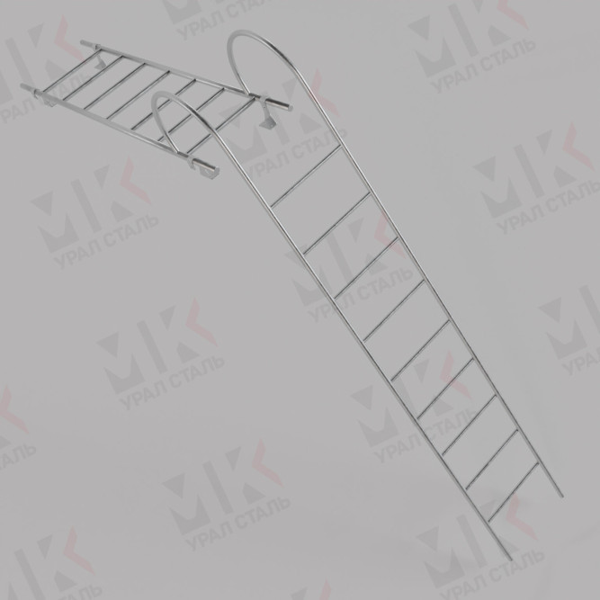 Лестница кровельная Zn 2,76 м