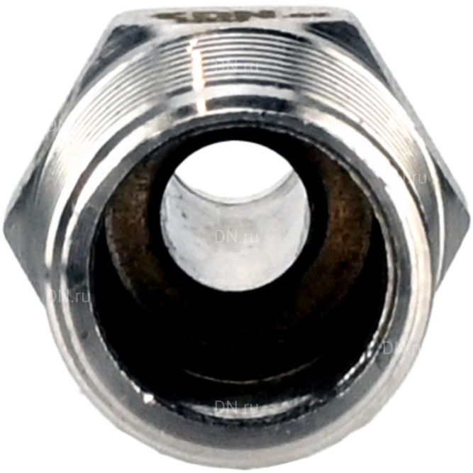 Штуцер елочка BF31-T-1/2-13 1/2″х13мм Ду15 Ру16 шланговый, корпус - нержавеющая сталь AISI 304 (CF8), присоединение - наружная резьба/штуцер