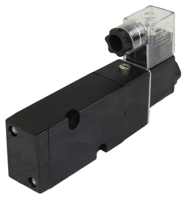 Пневмораспределитель 4M310-08 DC24V 1/4″ моностабильный, пятиканальный, для четвертьоборотных пневмоприводов (на корпус)