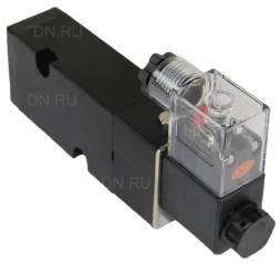 Пневмораспределитель 4M310-08 AC220V 1/4″ моностабильный, пятиканальный, для четвертьоборотных пневмоприводов (на корпус)