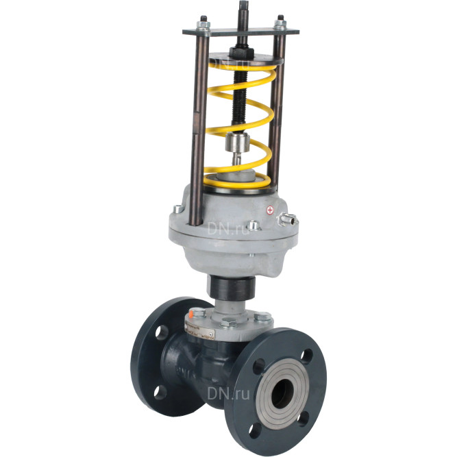 Регулятор давления после себя PRA1030E-F-DA Ду50 Ру16 Kvs25 прямого действия, серый чугун СЧ20, фланцевый, Tmax до 150°С, диапазон настройки 3 (3 - 7 кгс/см2)
