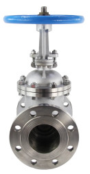 Задвижка клиновая 30нж64нж GVWR3131M-2W-F-S Ду150 Ру25 фланцевая, корпус - нержавеющая сталь 304, материал клина - нержавеющая сталь 304, уплотнение - металл, со штурвалом GAIR