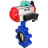 Затвор дисковый поворотный WBV1616E-2W-Fb-H Ду150 Ру16 LUG корпус - чугун QT450, диск - чугун QT450, уплотнение - EPDM, с пневмоприводом PA-DA-105, пневмораспределителем 4M310-08 DC24V и магнитным переключателем ALS200D