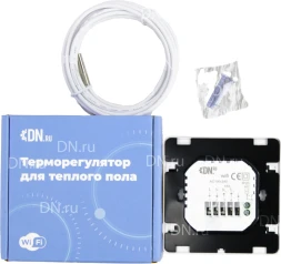 Терморегулятор для теплого пола T1-5SM-WF электронный программируемый с функцией Wi-Fi цвет серый