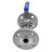 Кран шаровой BV3131P(3pc)-FP-F-H Ду80 Ру25, полнопроходной, трехсоставной, сталь 304, уплотнение - PTFE, фланцевый с рукояткой