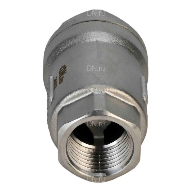 Клапан обратный VCS3232P-T 1″ Ду25 Ру63 резьбовой, пружинный, корпус - нержавеющая сталь 316, диск - нержавеющая сталь 316, уплотнение - металл