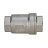 Клапан обратный VCS3232P-T 1″ 1/4 Ду32 Ру63 резьбовой, пружинный, корпус - нержавеющая сталь 316, диск - нержавеющая сталь 316, уплотнение - металл
