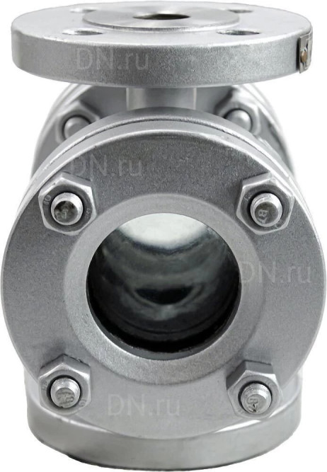 Стекло смотровое SG2-34G-F тип В ГОСТ 21836-2021 Ду20 Ру40, углеродистая сталь, фланцевое