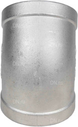 Отвод (полуотвод) ВР-ВР-316 3/8″ Ду10 Ру16 угол 45°, корпус - нержавеющая сталь 316, присоединение - внутренняя / внутренняя резьба