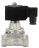 Клапан электромагнитный VS731-PT-NC-24VAC 1/2″ Ду15 Ру6 прямого действия двухходовой, корпус - сталь нержавеющая 304, присоединение - внутренняя резьба, уплотнение - PTFE, нормально-закрытый, катушка - 24 В AC
