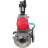 Кран шаровой BV3232P(4pc)-FP-3WL-F Ду15 Ру16 полнопроходной трехходовой, фланцевый, корпус - нержавеющая сталь SS316, с пневмоприводом PA-DA-052 двойного действия, пневмораспределителем 4V320-10 AC220V и БПВ AFC2000