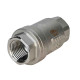Клапан обратный VCS3232P-T 2″ Ду50 Ру63 резьбовой, пружинный, корпус - нержавеющая сталь 316, диск - нержавеющая сталь 316, уплотнение - металл