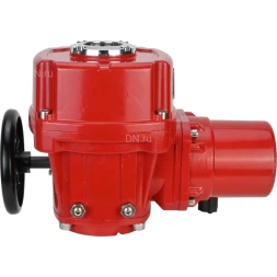 Электропривод четвертьоборотный QT-EX-010M-O2-380VAC-У1 взрывозащитный с моментной муфтой и штурвалом, 380В