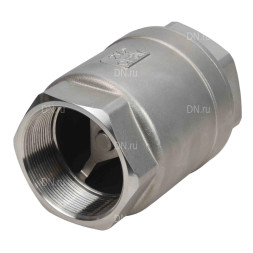 Клапан обратный VCS3232P-T 3″ Ду80 Ру40 резьбовой, пружинный, корпус - нержавеющая сталь 316, диск - нержавеющая сталь 316, уплотнение - металл