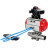 Кран шаровой BV3131P(3pc)-FP-W-ISO-H LONG Ду10 Ру63 полнопроходной, корпус - нержавеющая сталь 304, уплотнение - PTFE, под приварку, с пневмоприводом PA-DA-052, пневмораспределителем 4V320-08 AC220V и БКВ APL-210N