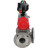 Кран шаровой BV3232P(4pc)-FP-3WL-F Ду20 Ру16 полнопроходной трехходовой, фланцевый, корпус - нержавеющая сталь SS316, с пневмоприводом PA-DA-052 двойного действия и БКВ APL-510N EX