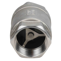 Клапан обратный VCS3232P-T 4″ Ду100 Ру40 резьбовой, пружинный, корпус - нержавеющая сталь 316, диск - нержавеющая сталь 316, уплотнение - металл