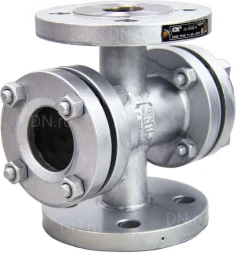 Стекло смотровое SG2-34G-F тип В ГОСТ 21836-2021 Ду65 Ру16, углеродистая сталь, фланцевое