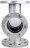 Стекло смотровое SG2-34G-F тип В ГОСТ 21836-2021 Ду80 Ру16, углеродистая сталь, фланцевое