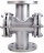 Стекло смотровое SG2-34G-F тип В ГОСТ 21836-2021 Ду80 Ру16, углеродистая сталь, фланцевое