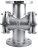 Стекло смотровое SG2-34G-F тип В ГОСТ 21836-2021 Ду100 Ру16, углеродистая сталь, фланцевое