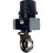 Затвор дисковый поворотный WBV3131S-2W-C-H Ду32 Ру10 кламповый, корпус - пищевая нерж. сталь AISI 304, диск - нерж. сталь AISI 304, уплотнение - Silicon, с электроприводом четвертьоборотным QTSA-N-003EM-O0-220VAC с пружинным возвратом