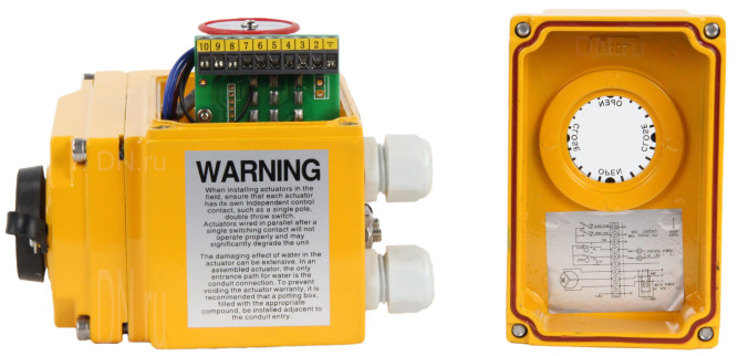 Электропривод четвертьоборотный QT-N-005EM-O1-380VAC-У1 380В