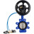 Затвор дисковый поворотный WBV1631E-2W-Fb-H Ду150 Ру16 LUG корпус - чугун QT450, диск - нержавеющая сталь 304, уплотнение - EPDM, с пневмоприводом PA-DA-105-1 и пневмораспределителем 4V320-08 AC220V