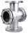 Стекло смотровое SG2-34G-F тип В ГОСТ 21836-2021 Ду200 Ру16, углеродистая сталь, фланцевое