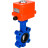 Затвор дисковый поворотный WBV1616E-2W-Fb-H Ду50 Ру16 LUG корпус - чугун QT450, диск - чугун QT450, уплотнение - EPDM, межфланцевый, с электроприводом QT-N-003EM-O1-220VAC-У1 MINI 220В