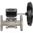 Кран шаровой BV3232P(3pc)-FP-F-ISO-H Ду32 Ру40 трехсоставной из нержавеющей стали SS316, фланцевый, уплотнение - PTFE, полнопроходной с ISO-фланцем и редуктором HAM RQN1-180Z-T40