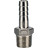 Штуцер елочка BF32-T-1/2-12 1/2″х12мм Ду15 Ру16 шланговый, корпус - нержавеющая сталь AISI 316 (CF8M), присоединение - наружная резьба/штуцер
