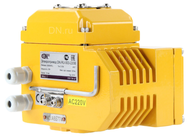 Электропривод четвертьоборотный QT-N-003EM-O1-220VAC-У1 220В