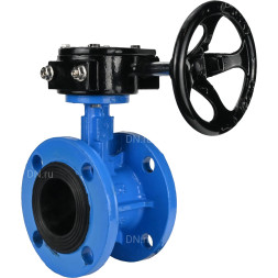 Затвор дисковый поворотный WBV1313E-2W-F-H Ду200 Ру16 фланцевый, корпус - чугун GGG40, диск - чугун GGG40, уплотнение - EPDM, с редуктором RDN RQN4-500Z-T30