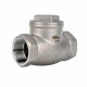 Клапан обратный VCT3131-T 1 Ду25 Ру16 ZGY резьбовой, поворотный, корпус - нержавеющая сталь CF8/AISI 304, диск - нержавеющая сталь CF8/AISI 304, уплотнение - PTFE