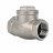 Клапан обратный VCT3131-T 2 1/2 Ду65 Ру16 ZGY резьбовой, поворотный, корпус - нержавеющая сталь CF8/AISI 304, диск - нержавеющая сталь CF8/AISI 304, уплотнение - PTFE